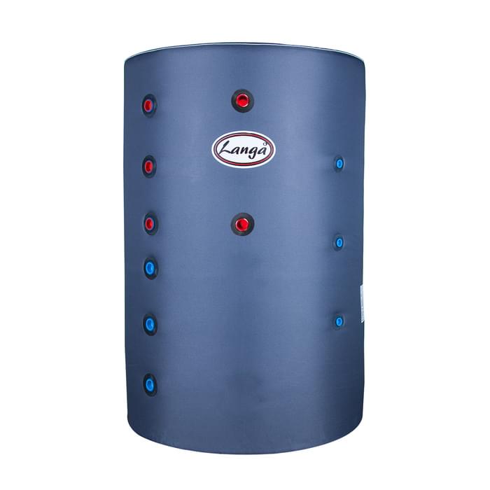 Isoleret akkumuleringstank med sanitetsspiral - 300 liter